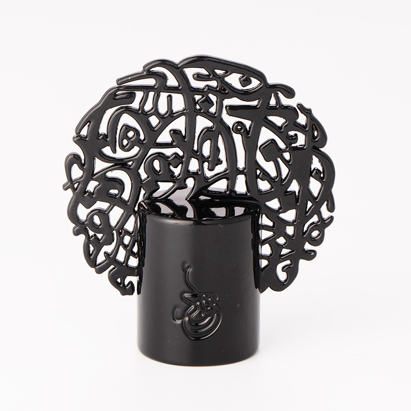China Factory Customized Zinc Alloy Perfume Caps Aromatic Caps Tree Shaped