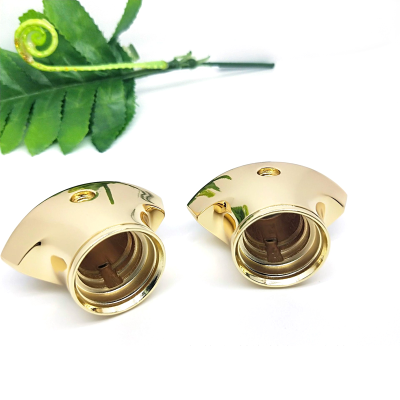 Custom Luxury Golden Zinc Alloy Metal Cap for Candle Jar