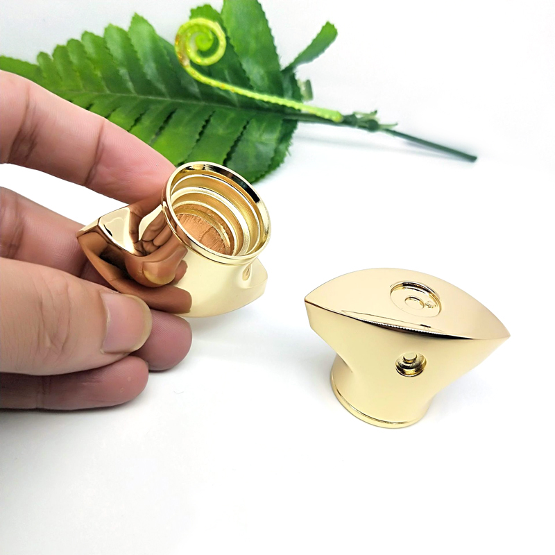 Custom Die Casting Manufacturer Golden Vodka Bottle Cap Lid Closure