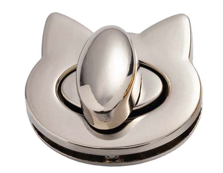 Custom Zinc Alloy Factory Iron Bag Lock Twist Lock Clasp
