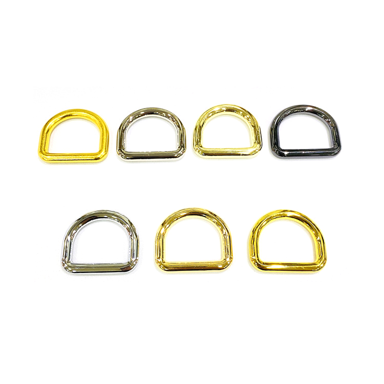 Zinc Alloy Factory D Rings for Sewing For Bags Metal D Ring