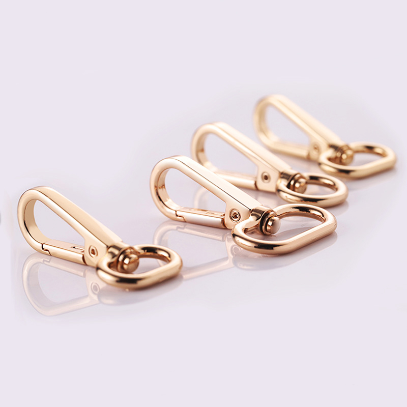 Customized Zinc Alloy Die Casting Swivel Snap Hooks Metal Buckle For Lanyard and Sewing Projects