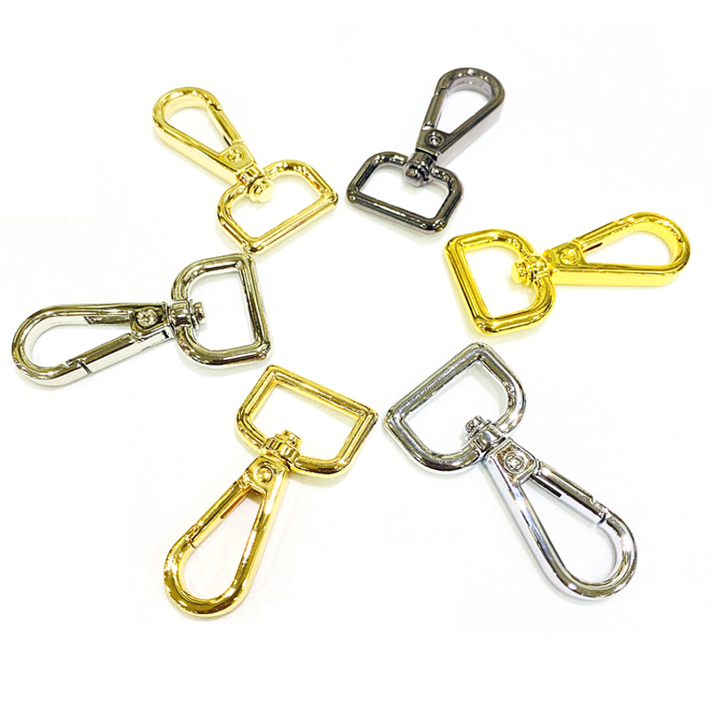 Metal Clasp OEM Factory Closure Logo Custom Swivel Clips Dog Chain Snap Hook