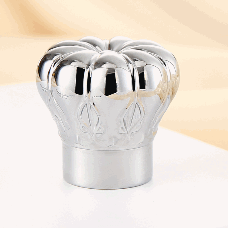 zinc alloy die casting Silver Flower Shaped Round Retro Square Essential Oils Dropper Container customized mfg