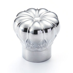 Zamak Metal Silver Flower Shaped Round Perfume Bottle Caps Cosmetic Bottle Covers China Manufacturer