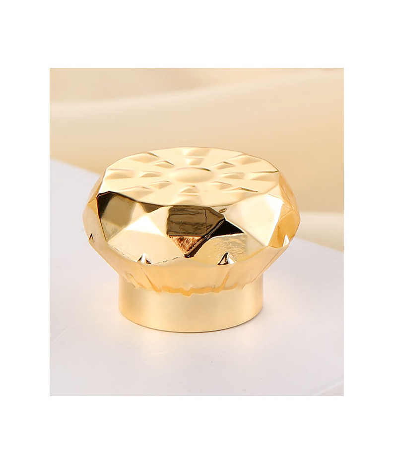 Zamak Perfume Caps Customized Golden Round Perfume packages OEM China Factory
