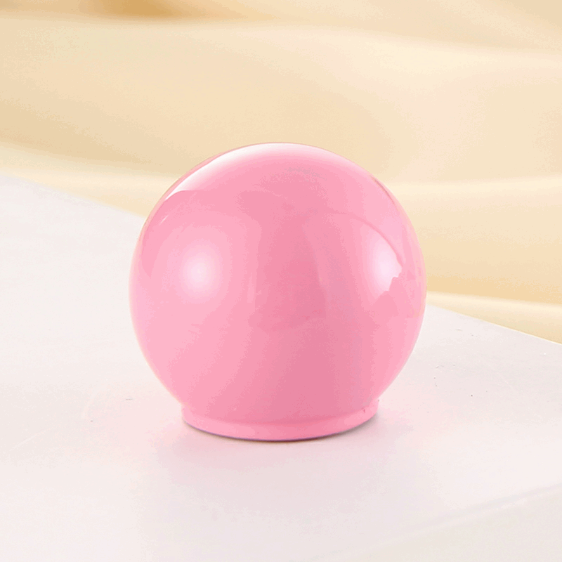 zinc alloy die casting Pink Round Essential Oils Dropper Container customized mfg